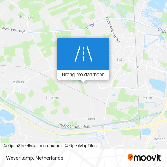 Weverkamp kaart