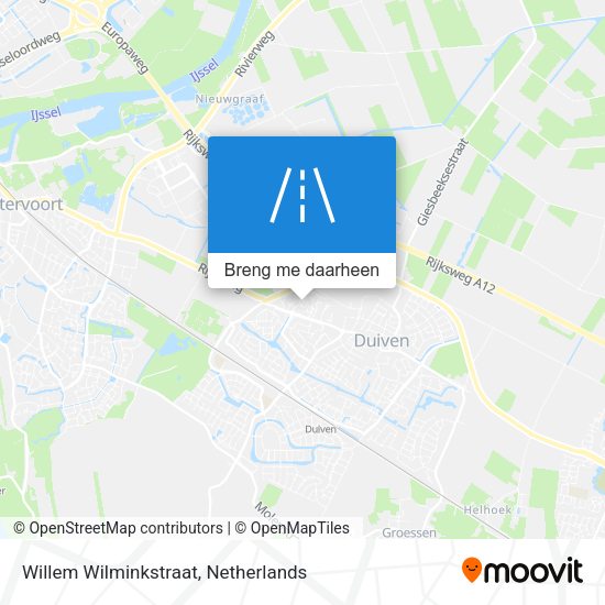 Willem Wilminkstraat kaart