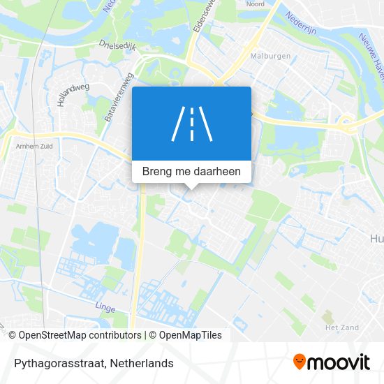 Pythagorasstraat kaart