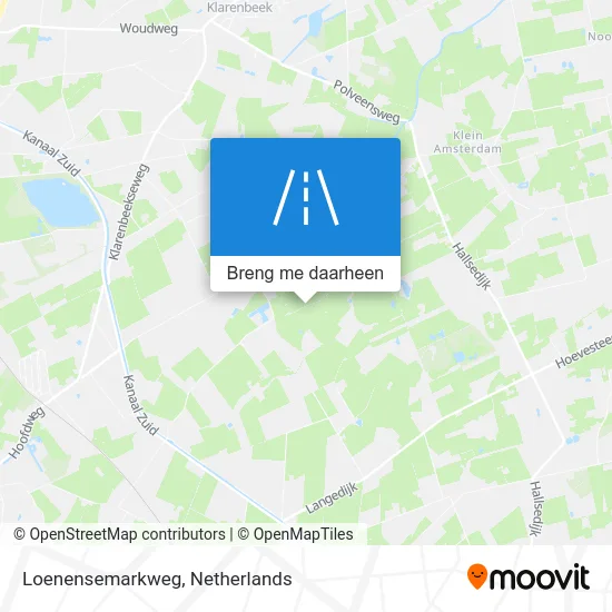 Loenensemarkweg kaart