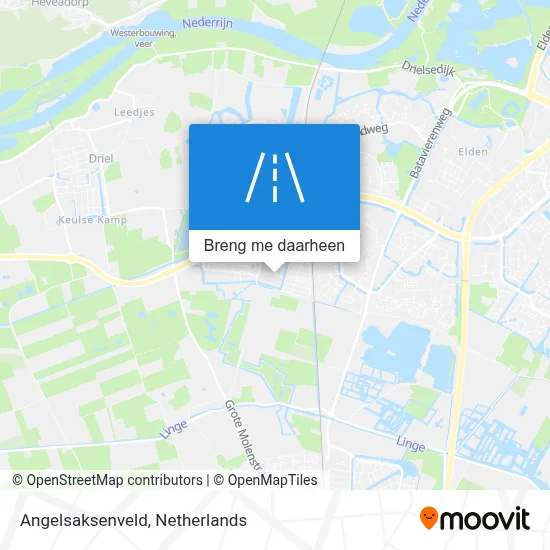 Angelsaksenveld kaart