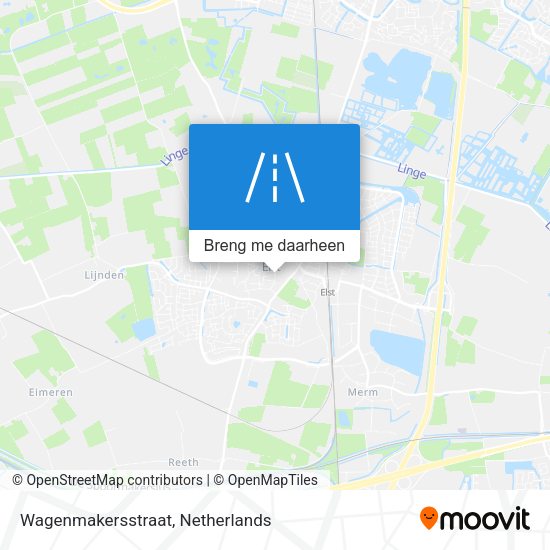 Wagenmakersstraat kaart