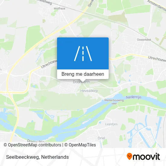 Seelbeeckweg kaart