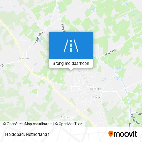 Heidepad kaart