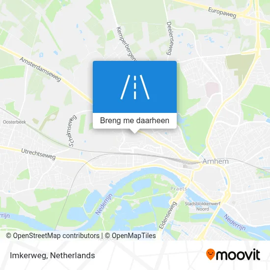 Imkerweg kaart