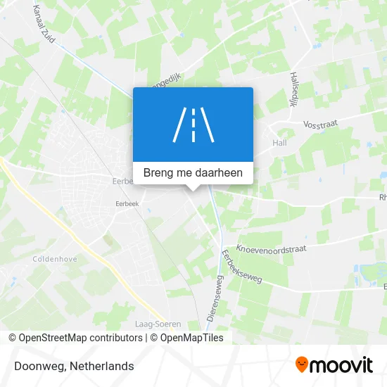 Doonweg kaart