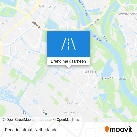 Denariusstraat kaart