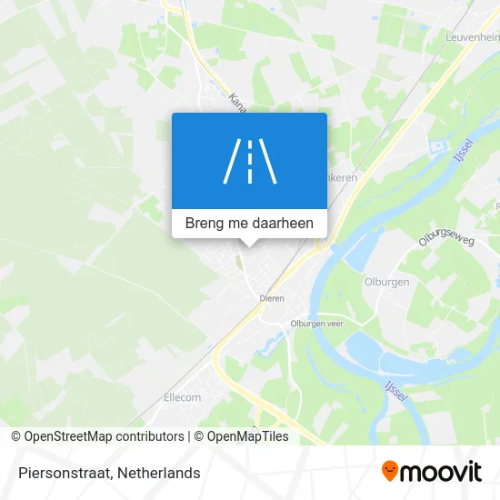 Piersonstraat kaart