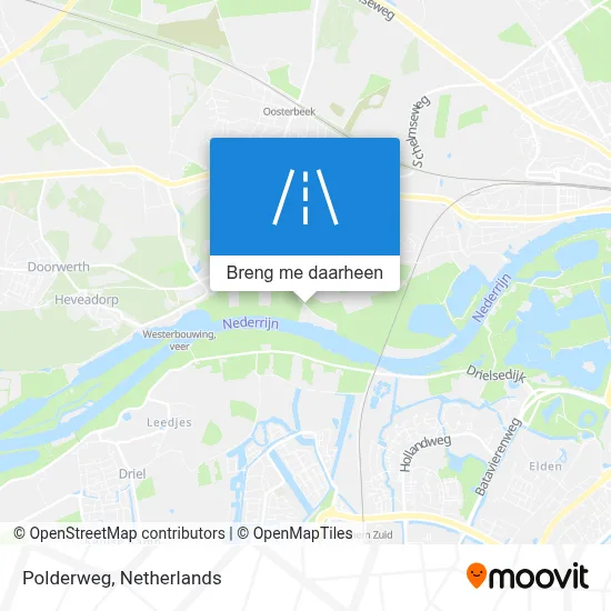 Polderweg kaart