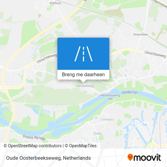 Oude Oosterbeekseweg kaart