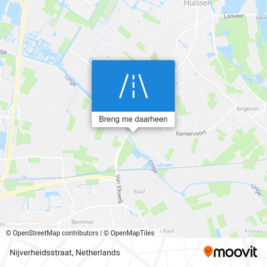 Nijverheidsstraat kaart