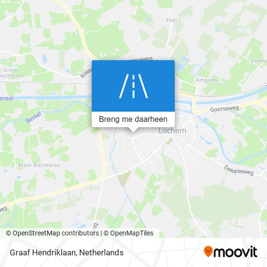 Graaf Hendriklaan kaart