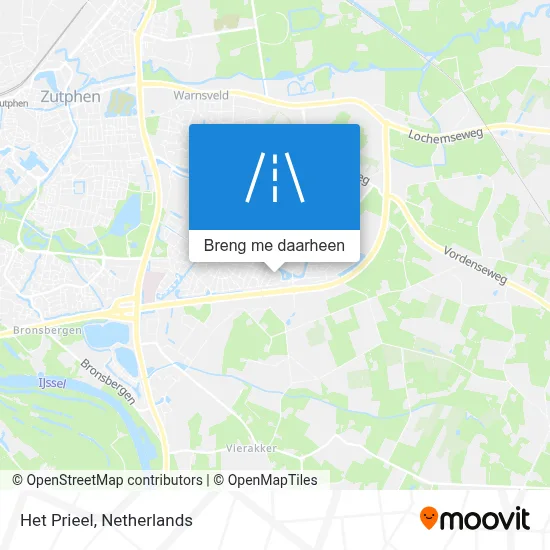 Het Prieel kaart