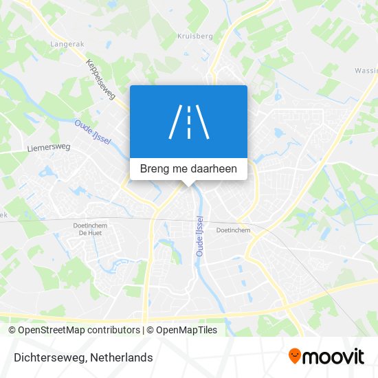 Dichterseweg kaart