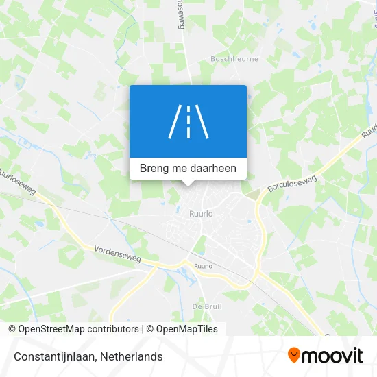Constantijnlaan kaart
