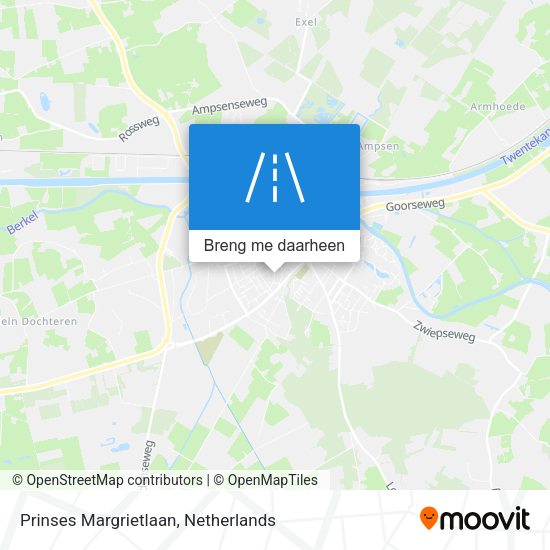 Prinses Margrietlaan kaart