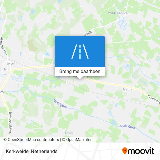 Kerkweide kaart