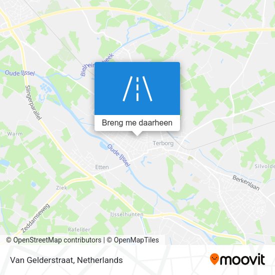 Van Gelderstraat kaart
