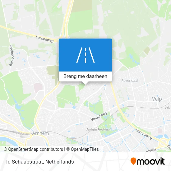 Ir. Schaapstraat kaart