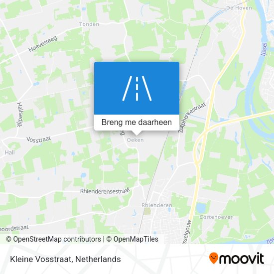 Kleine Vosstraat kaart
