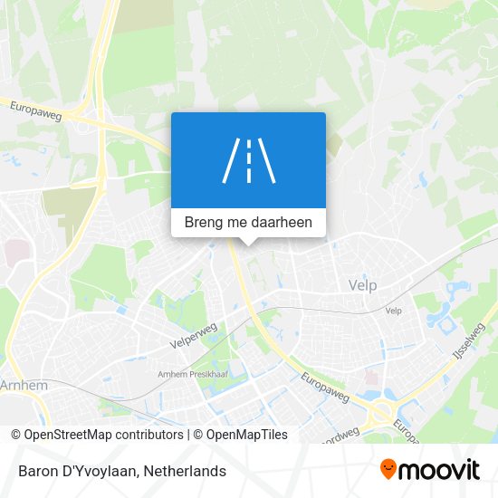 Baron D'Yvoylaan kaart