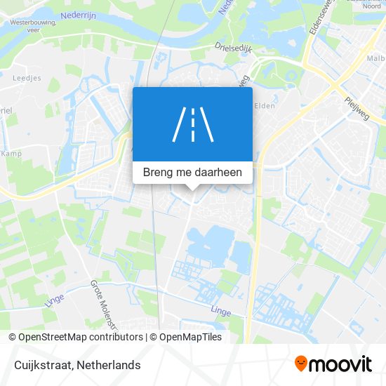 Cuijkstraat kaart