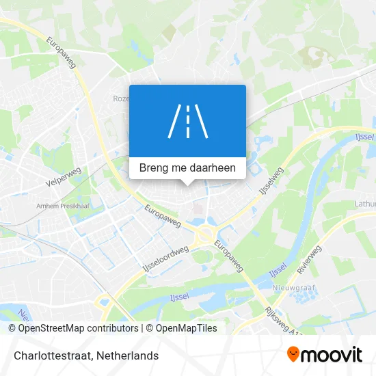 Charlottestraat kaart