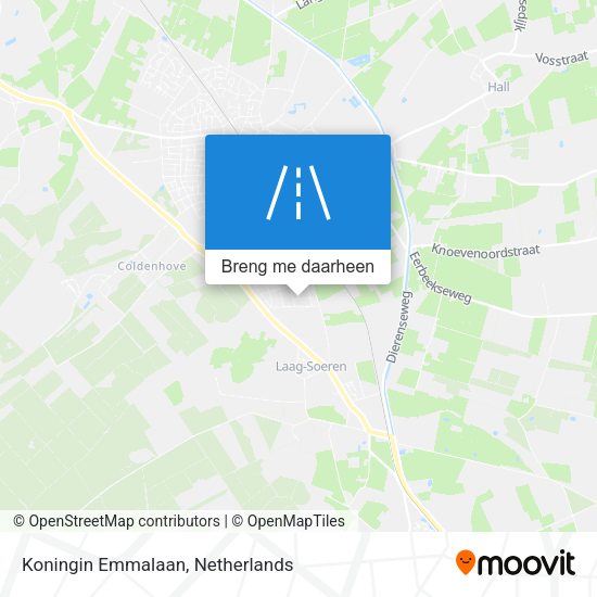 Koningin Emmalaan kaart