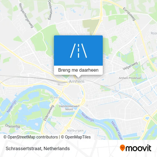 Schrassertstraat kaart