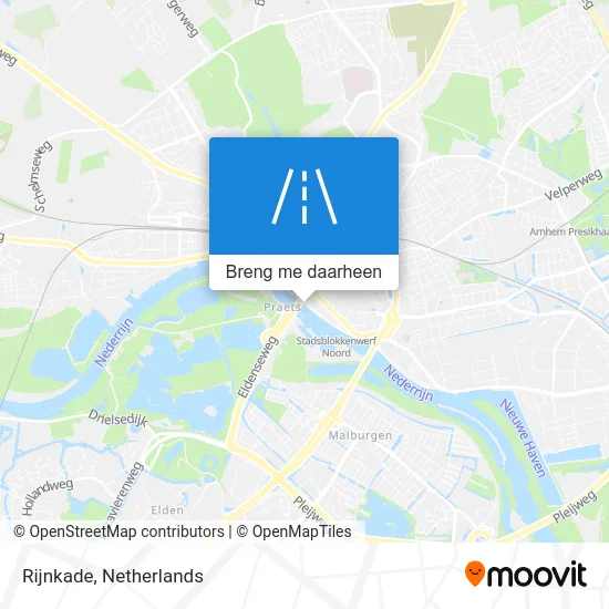 Rijnkade kaart