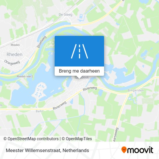 Meester Willemsenstraat kaart