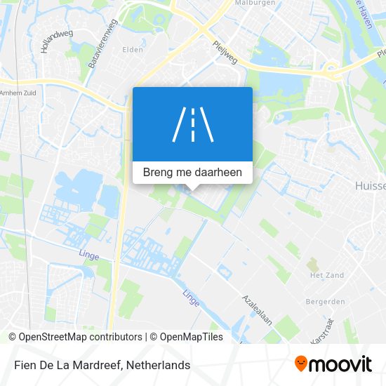 Fien De La Mardreef kaart