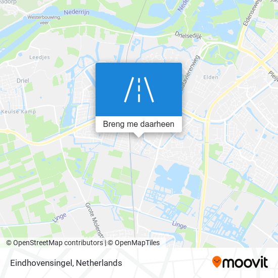Eindhovensingel kaart
