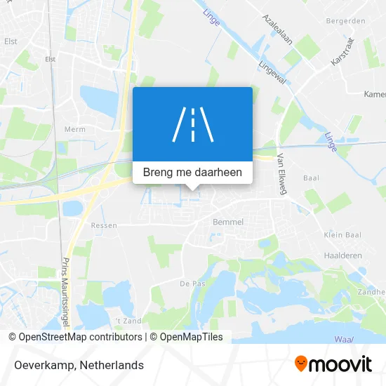 Oeverkamp kaart