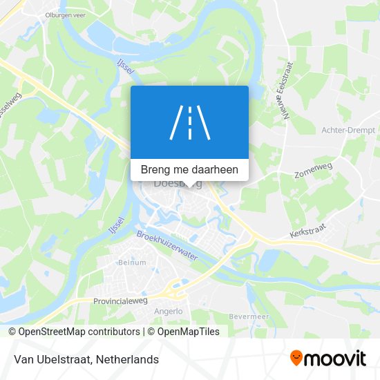 Van Ubelstraat kaart