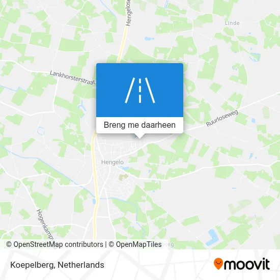 Koepelberg kaart