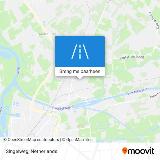 Singelweg kaart