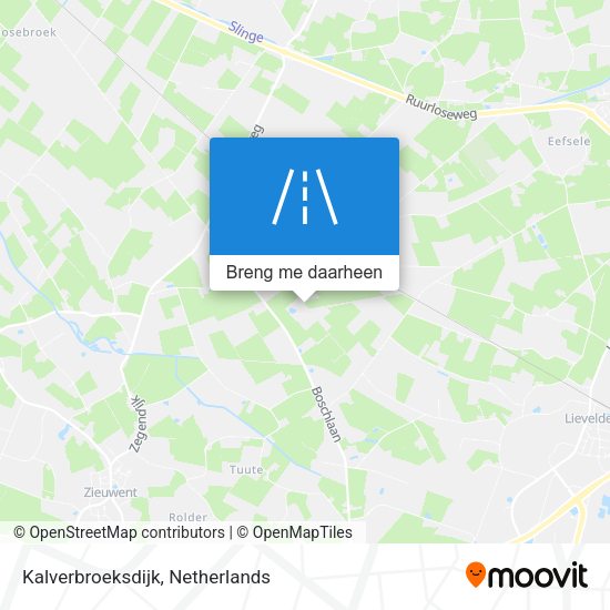 Kalverbroeksdijk kaart