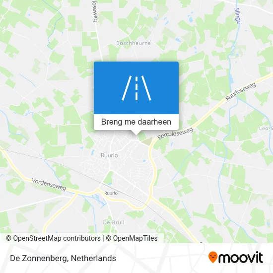 De Zonnenberg kaart