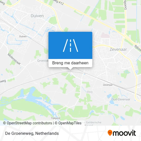 De Groeneweg kaart