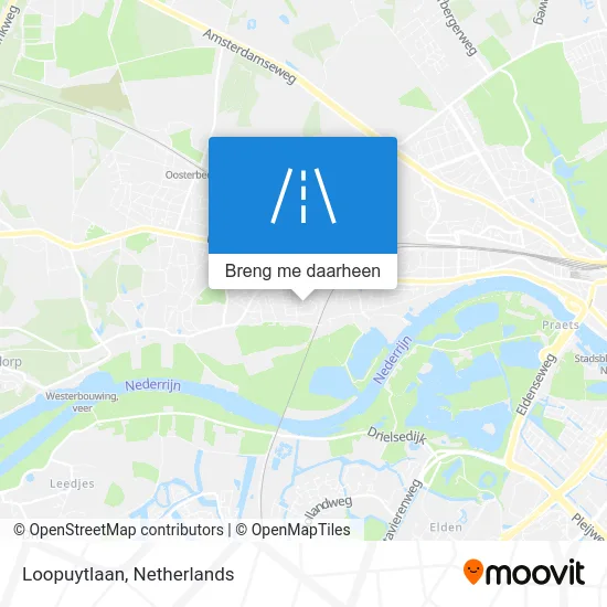 Loopuytlaan kaart
