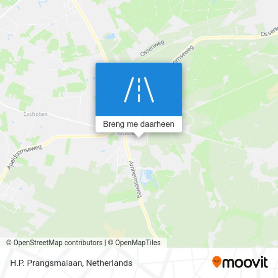 H.P. Prangsmalaan kaart