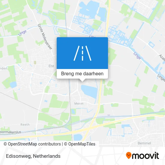 Edisonweg kaart