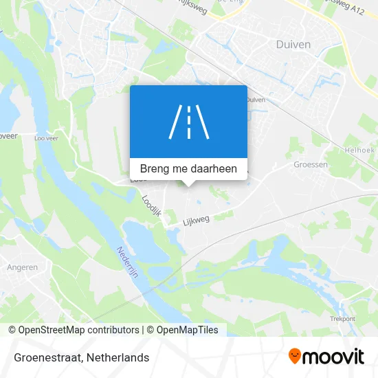 Groenestraat kaart