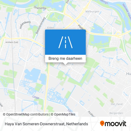 Haya Van Someren-Downerstraat kaart