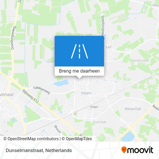 Dunselmanstraat kaart
