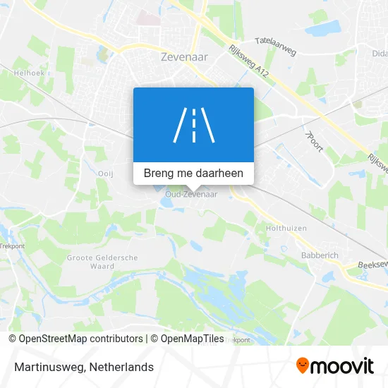 Martinusweg kaart