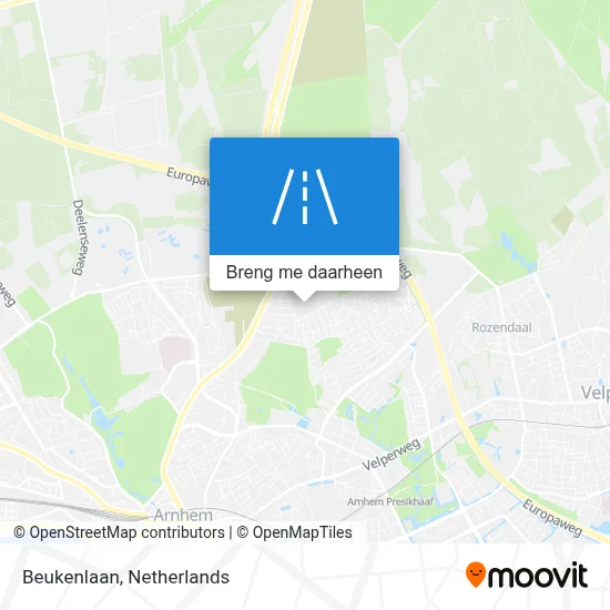 Beukenlaan kaart