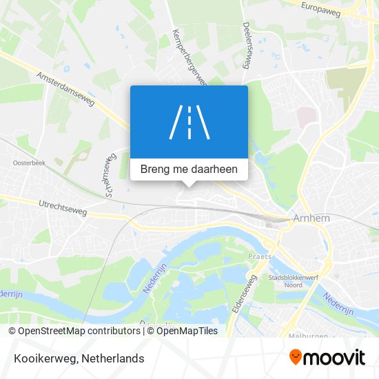 Kooikerweg kaart