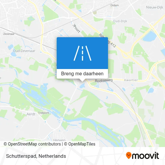 Schutterspad kaart